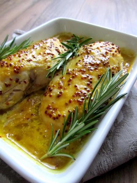 Recette Filets de poulet à la moutarde et au miel - Magazine Omnicuiseur