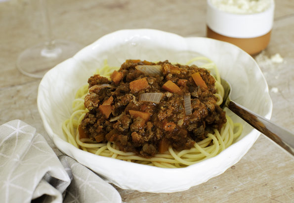 bolognaise après cuisson